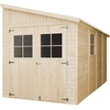 Image de Abri De Jardin En Bois 8 M² - H244 X 416 X 218 Cm - Avec Sol Imprégné - M340a+m340g