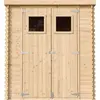 Image de Abri De Jardin En Bois 3,53 M² - Cabane De Jardin Extérieure Avec Sol Imprégné   H200 X 204 X 204 Cm - M309+m309g