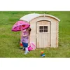 Image de Maisonnette en Bois pour enfant - TIMBELA - H145 x 105 x 130 cm - sans plancher