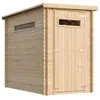 Image de Abri de jardin en bois 2.63 m2 - l239xL144xH198 cm - Petit abri à outils - TIMBELA M306A