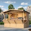 Image de Kiosque en bois TIMBELA M150B - 603 m² - H232x336x263 cm - Pin/épicéa