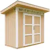 Image de Abri De Jardin À Base De Bois En Panneaux Lp Smartside 3m² - Timbela M901a- Couleur De Peinture M901-harvest Honey