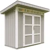 Image de Abri De Jardin À Base De Bois En Panneaux Lp Smartside 3m² - Timbela M901a- Couleur De Peinture Tundra Grey