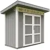 Image de Abri De Jardin À Base De Bois En Panneaux Lp Smartside 3m² - Timbela M901a- Couleur De Peinture Cavern Steel