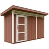 Image de Abri de Jardin Qualité Premium 4m² /L161xL412xH239 cm - Timbela M902-REDWOOD RED
