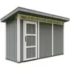 Image de Abri De Jardin À Base De Bois En Panneaux Lp Smartside 4 M² - Timbela M902- Couleur De Peinture Cavern Steel