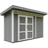 Image de Abri de Jardin Qualité Premium 4m² /L161xL412xH239 cm - Timbela M902A-CAVERN STEEL