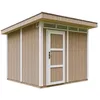 Image de Abri de Jardin - TIMBELA - Qualité Premium 6m² - Panneaux à base de bois LP SmartSide - TERRA BROWN