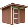 Image de Abri De Jardin À Base De Bois En Panneaux Lp Smartside 6 M² - Timbela M903- Couleur De Peinture Redwood Red
