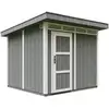 Image de Abri De Jardin À Base De Bois En Panneaux Lp Smartside 6 M² - Timbela M903- Couleur De Peinture Cavern Steel