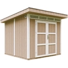Image de Abri De Jardin À Base De Bois En Panneaux Lp Smartside 6 M² - Timbela M903a- Couleur De Peinture Terra Brown