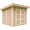 Image de Abri De Jardin À Base De Bois En Panneaux Lp Smartside 6 M² - Timbela M903a- Couleur De Peinture Harvest Honey