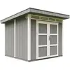 Image de Abri De Jardin À Base De Bois En Panneaux Lp Smartside 6 M² - Timbela M903a- Couleur De Peinture Cavern Steel