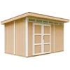 Image de Abri de Jardin Qualité Premium 9m² / L412xL279xH237 cm - Timbela M904A-HARVEST HONEY