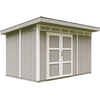 Image de Abri De Jardin À Base De Bois En Panneaux Lp Smartside 9 M² - Timbela M904a- Couleur De Peinture Tundra Grey
