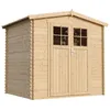 Image de Abri de jardin en bois AVEC SOL TRAITÉ - I236xL226xH218 cm/ 433 m2 - TIMBELA M369F+M369G