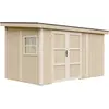 Image de Abri De Jardin Qualité Premium 8,68 M² - H231x248x412 Cm - Sans Plancher E Paroi Latérale - Timbela M939b