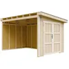 Image de Abri de Jardin Qualité Premium 868 m² - H231x248x412 cm - Sans plancher e paroi latérale - Timbela M939B