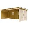 Image de Abri de Jardin Qualité Premium 143 m² - H231x248x648 cm - Sans plancher e paroi latérale - Timbela M941B