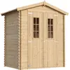 Image de Abri De Jardin En Bois - I196xl136xh218 Cm/ 1.98 M2- Timbela M367c