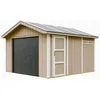 Image de Garage QUALITÉ PREMIUM 13 m² - L378xl412 cm - Timbela M990B-TERRA BROWN