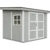 Image de Abri De Jardin Qualité Premium 5,9 M² - H231x248x294 Cm - Timbela M938-tundra Grey