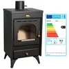 Image de Poêle à bois Prity K1 R   95 kW Noir Graphite Classe A Design Compact