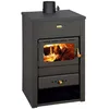 Image de Poêle à bois Prity K2   104 kW Noir Graphite Classe A Design Compact
