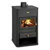 Image de Poêle à bois Prity S1   10 4 kW Noir Graphite Classe A Design Compact