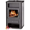 Image de Poêle à bois V05 Komfort K   11 kW avec panneaux latéraux en céramique et design élégant