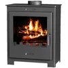 Image de Poêle à bois hydro V05 Nero Lux B   11 kW avec échangeur d’eau et design élégant