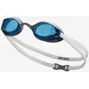 Image de Lunettes de natation Nike Swim Legacy Goggle blanc avec verres transparents bleu