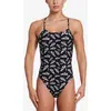 Image de Maillot de bain Nike Swim Performance Practice Cutout One Piece noir blanc femme - 36