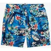 Image de Maillot de bain Superdry Hawaiian Print 17 pouces bleu vert rouge - S