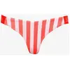 Image de Culotte de bikini Superdry Cheeky rose blanc femme - XS