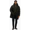 Image de Veste à capuche Superdry Sports Puffer Mid noir pur - XL
