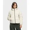 Image de Veste à capuche Superdry Sports Puffer blanc crème femme - XS