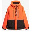 Image de Veste à capuche Superdry Ultimate Freestyle Ski orange noir - L
