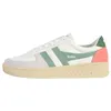 Image de Basket Cuir Gola Grandslam Trident - Blanc Vert