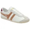 Image de Baskets femme Gola Bullet Pure - white/terracotta/cerise