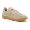 Image de Basket pour femme en daim-nubuck Hawk Beige - GOLA - Système de fermeture à lacets - Talon plat