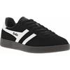 Image de Gola - Baskets Gola En Croûte De Cuir Noires Et à Lacets Plats - Noires 42