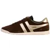 Image de Basket Gola Bullet Pearl - Marron/Or
