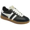 Image de Gola Cyclone Baskets Noires En Cuir Pour Femmes
