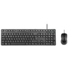 Image de Targus - ensemble clavier et souris - combo full size - AZERTY - Francais - noir Peripherique d'entree