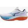 Image de Chaussures Mizuno Wave Rider 30 blanc bleu ciel orange - 40