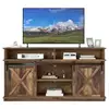 Image de Meuble tv marron 148 cm panneau de particules meuble tv marron