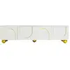 Image de Meuble tv blanc 170 cm panneau de particules meuble tv blanc
