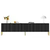 Image de Meuble tv noir 190 cm mdf meuble tv noir
