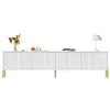 Image de Meuble tv blanc 190 cm mdf meuble tv blanc